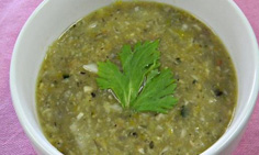 雑穀米と野菜のスープ